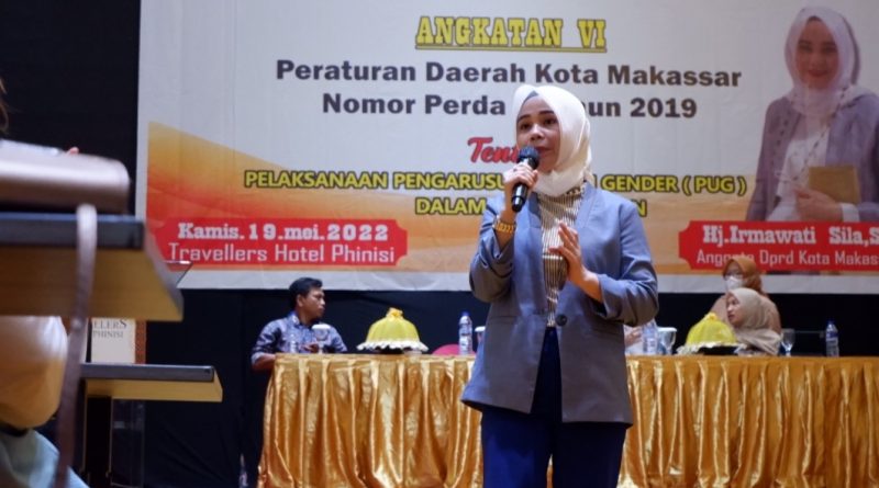 Sosialisasi Perda PUG, Anggota DPRD Makassar Irmawati Sila Ajak Masyarakat Tingkatkan Kemandirian dan Keterampilan