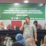 Anggota DPRD Makassar, Fasruddin Rusly menggelar sosialisasi angkatan 3, Perda Pembinaan Anak Jalanan, Gelandangan, Pengemis dan Pengamen (Anjal Gepeng) di Hotel Royal Bay, Rabu (27/03/2024).