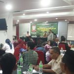 Anggota DPRD Kota Makassar, Fasruddin Rusli menggelar fungsi sosialisasi dalam rangka penyeberluasan angkatan 7, peraturan daerah (Perda) Nomor 9 Tahun 2016 tentang Perlindungan dan Pengelolaan Lingkungan Hidup, di Hotel Royal Bay, Sabtu (27/04/2024).