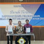 Ketua DPRD Kota Makassar Rudianto Lallo menerima Laporan Hasil Pemeriksaan Kinerja (LHPK) Semester II Tahun 2023 Pemkot Kota Makassar, di Aula Kantor BPK Perwakilan Provinsi Sulawesi Selatan, Makassar, Jumat (19/1/2024).