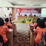 Anggota Dewan Perwakilan Rakyat Daerah (DPRD) Mesakh Raymond Rantepadang, pada sosialisasi angkatan 9, Peraturan Daerah (Perda) Nomor 2 Tahun 2016 Tentang Tanggung Jawab Sosial Dan Lingkungan Perusahaan (TSLP) di Hotel Grand Maleo, Minggu (05/05/2024).