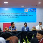 Sosialisasi angkatan 9, Perda No 6 tahun 2019 tentang Kepemudaan, di Hotel Royal Bay, Kamis (09/05/2024).