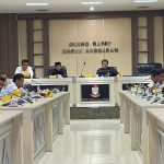 Anggota DPRD Makassar menggelar rapat, di ruang rapat badan anggaran kantor DPRD Makassar