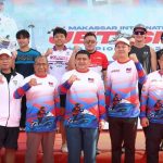 Wali Kota Makassar, Munafri Arifuddin, didampingi Kepala Dinas Pemuda dan Olahraga (Dispora) Kota Makassar, Syamsul Bahri, S.IP., M.Si.